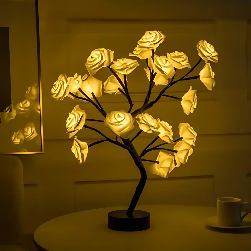 LumenRose™ Enchanted Rose Lamp with a Soft Glow