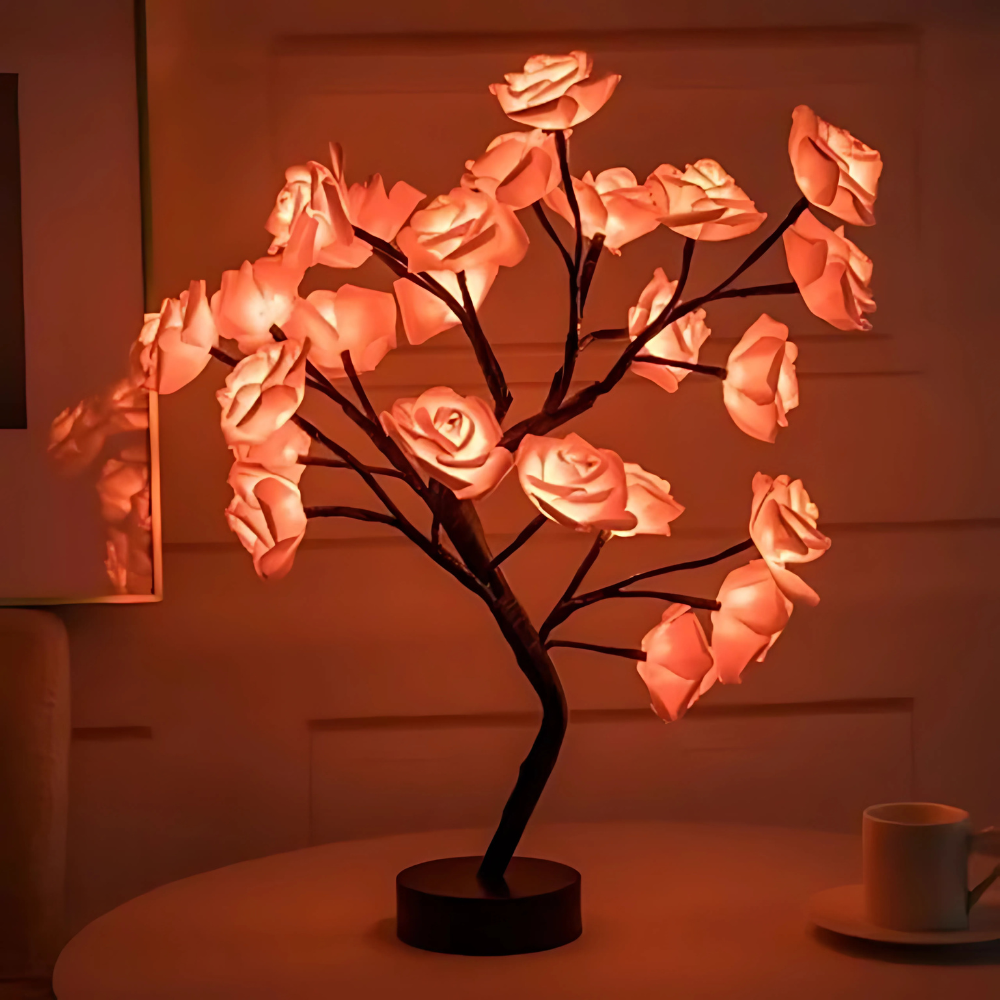 LumenRose™ Enchanted Rose Lamp with a Soft Glow